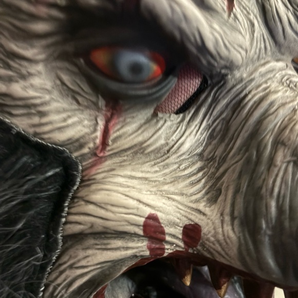 Dark Side Werewolf Halloween Costume Mask - Picture 3 of 9